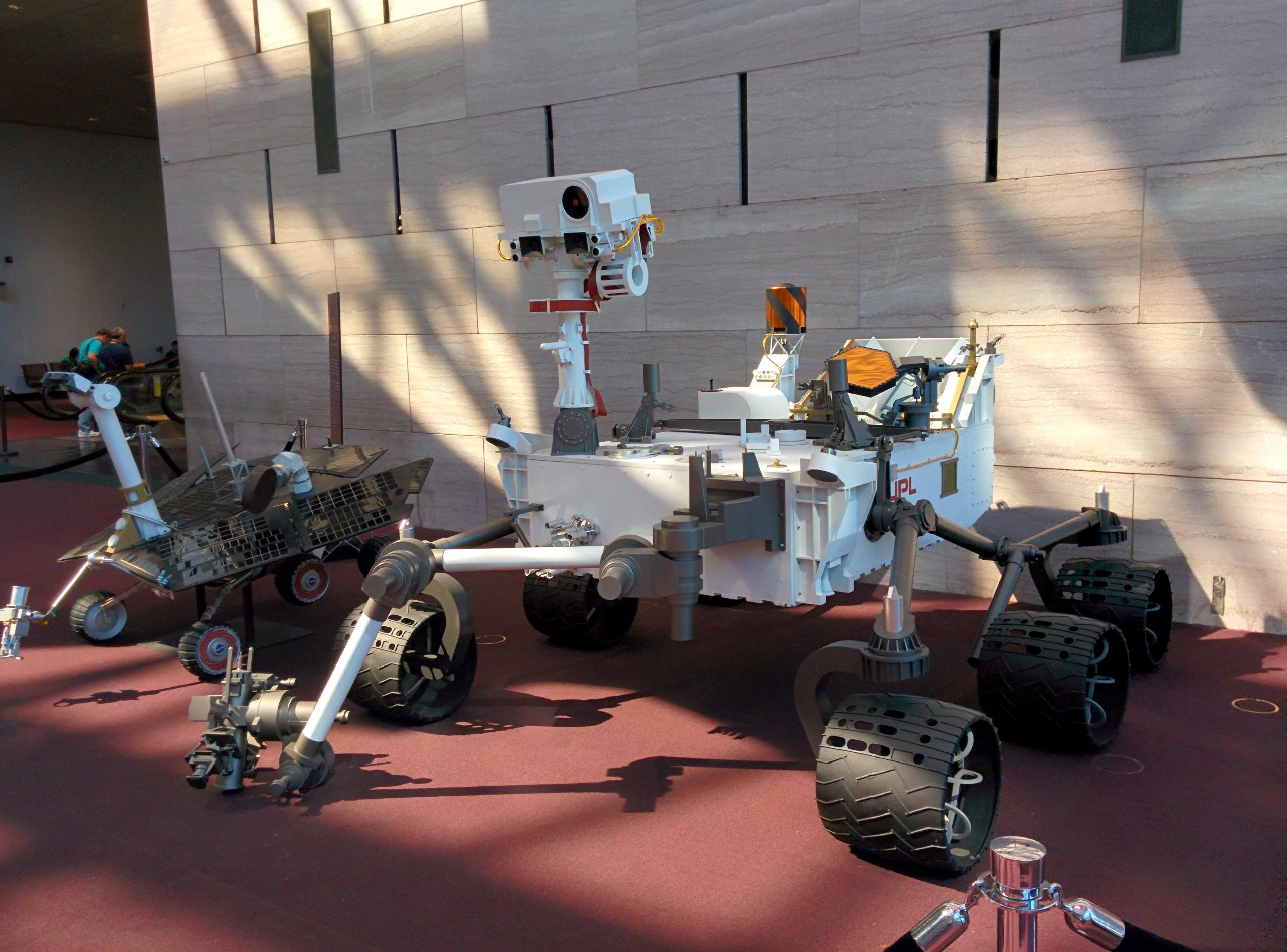 Curiosity replica, Air and Space Museum, Washington DC